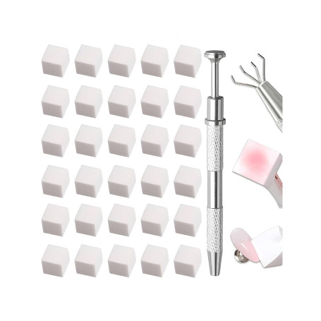 Ombre Set: 50 Mini-Sponges + 1 Applikator