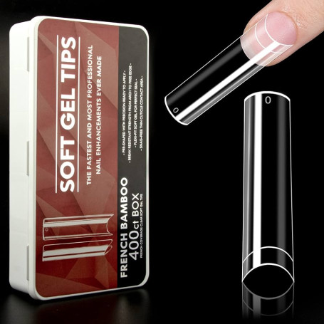 French Bamboo - Soft gel Tips 400 Stk NailArt