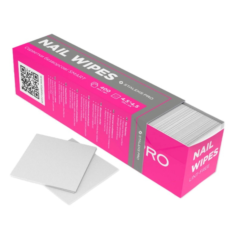 Fusselfreie Zelletten (Nail Wipes) 400 stück STALEKS-ZELETTEN-Double Beauty Shop