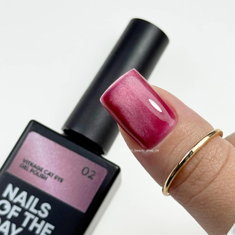 Vitrage Cat Eye 02 GEL POLISH 10ml NAILS OF THE DAY-Online-Shop-Double Beauty Shop
