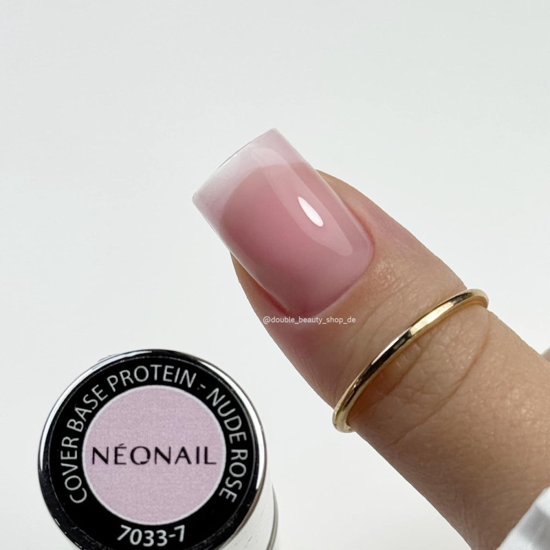 NUDE ROSE - Cover Base Protein (Base Coat) 7,2 ml Neonail-Base-Double Beauty Shop