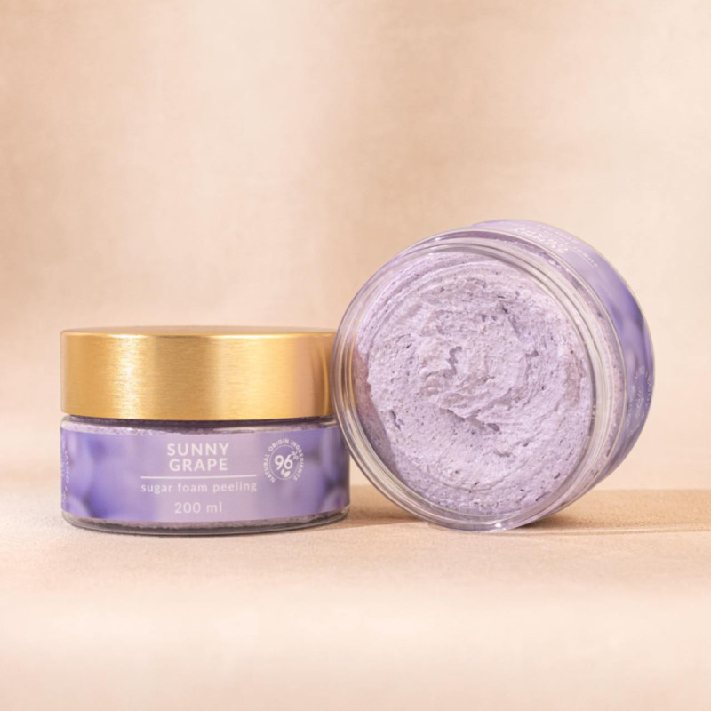 Sunny Grape - Sugar Foam Peeling 200ml ECLAIR-KÖRPER-Double Beauty Shop