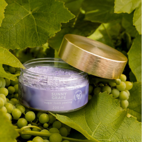 Sunny Grape - Sugar Foam Peeling 200ml ECLAIR