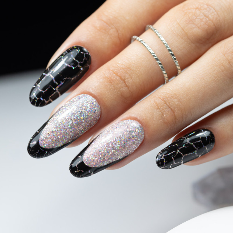 158 Black - Crackle Gel Polish OHNE HEMA 8ml MOLLY Nails-Online-Shop-Double Beauty Shop