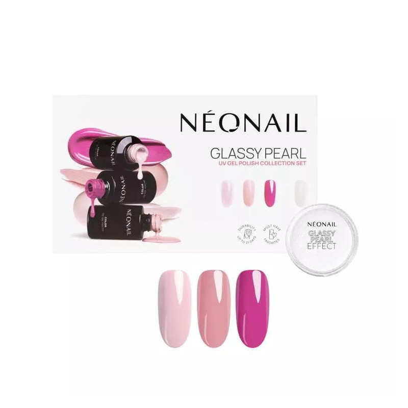 Glassy Pearl - Collection Set (3 x 3ml) Neonail-ALLE FARBEN NEONAIL-Double Beauty Shop