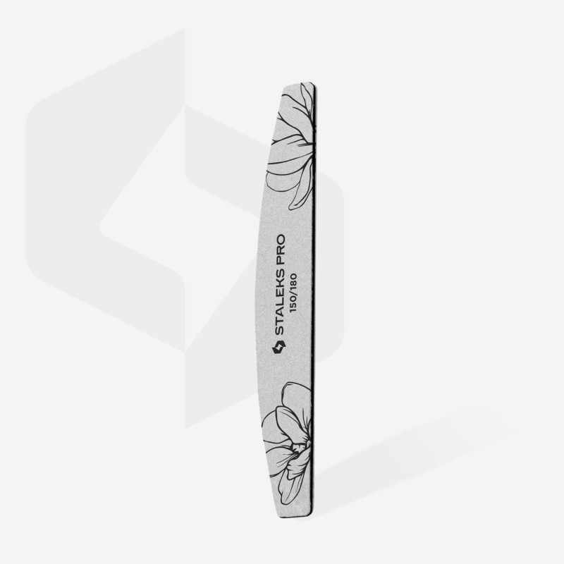 Feile Halbmond 150/180 grau 1 stück STALEKS-Feilen und Buffer-Double Beauty Shop