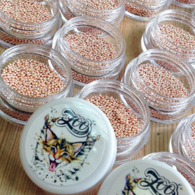 Champagne - METALLPERLEN (1mm) ZooNail 2