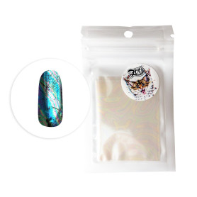 Nordlichter - holografische Nailart Folie 1358 ZooNail