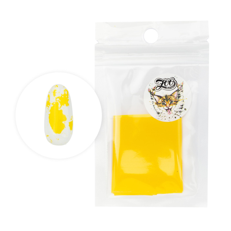 HELLGELB MATT - Nailart Folie ZooNail