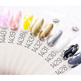 SCHWARZ MATT - Nailart Folie ZooNail 2