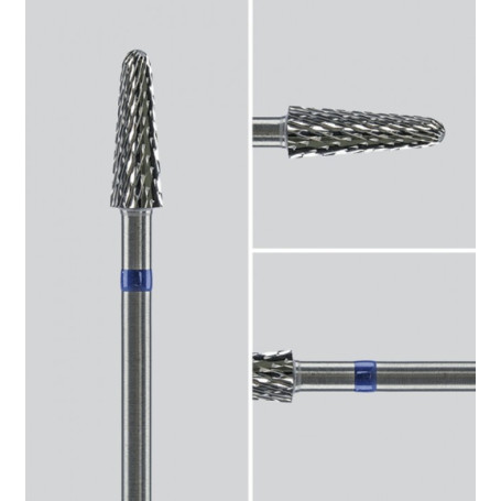 VOLLHARTMETALLFRÄSER KEGEL GEL/SHELLAC MITTEL KEM40051O