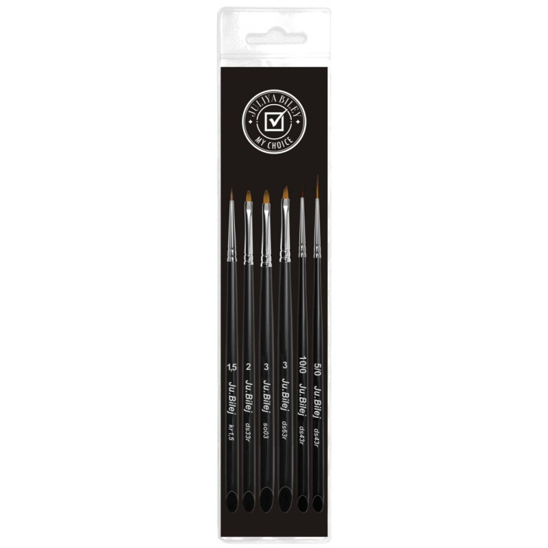 Pinselset N11  "GEL Zhostovo" ROUBLOFF von Ju. Bilej