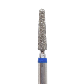 Diamantschleifer 2,3 mm Konus Mittel spitze rund blau